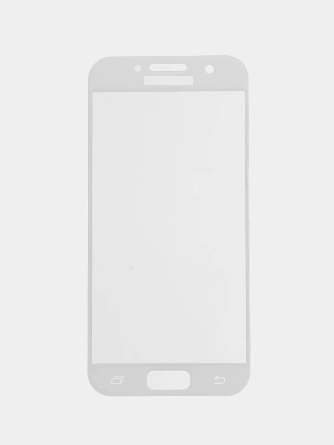 Белый защитное стекло для Samsung A3 2017