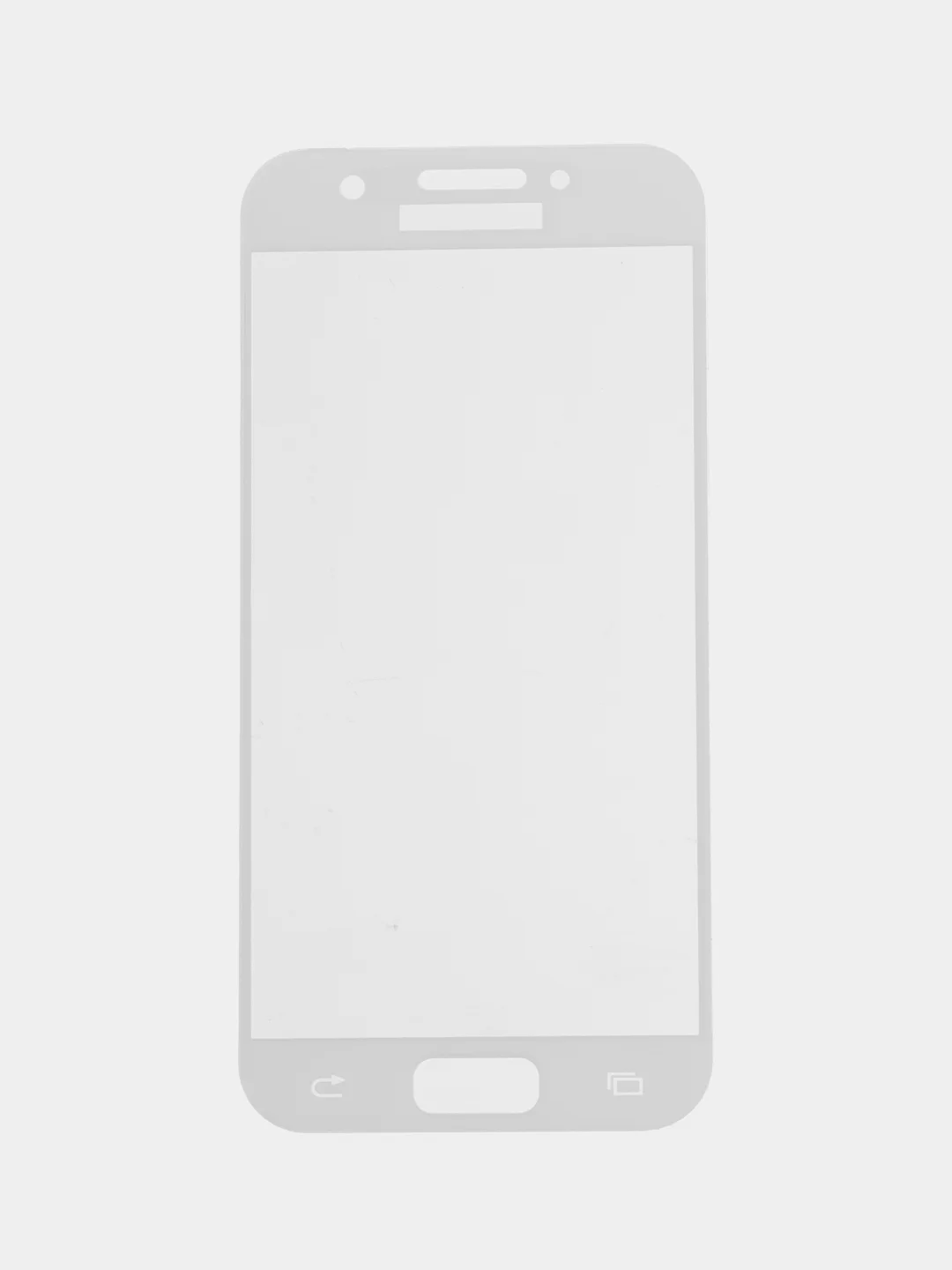 Белый защитное стекло для Samsung A3 2017