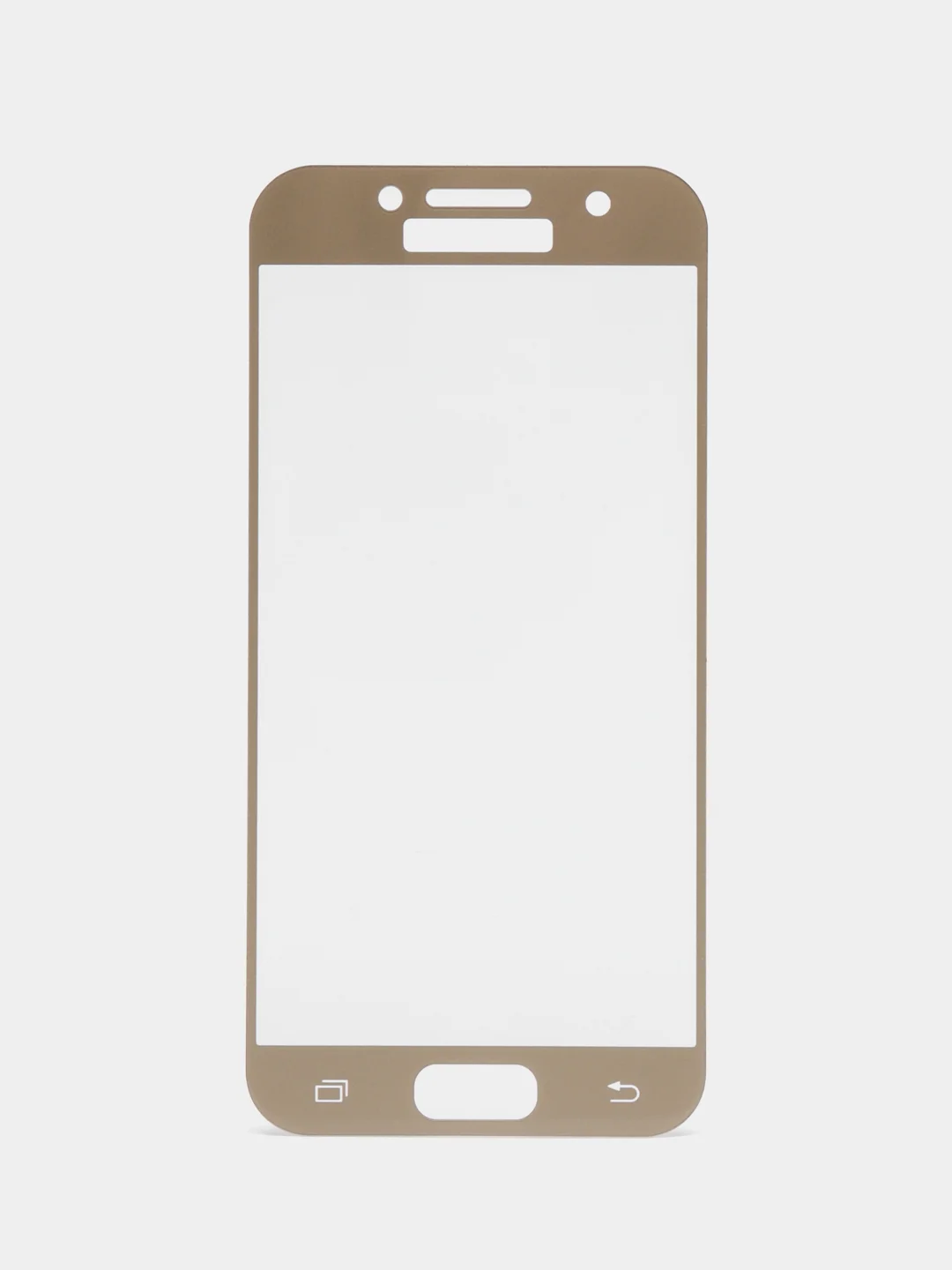 Золотой защитное стекло для Samsung A3 2017