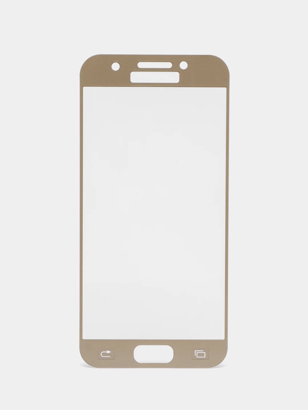Золотой защитное стекло для Samsung A3 2017