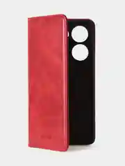 Красный чехол-книжка GQ для Tecno Camon 20 (4G) / Tecno Camon 20 Pro (4G) из искусственной кожи