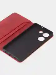 Красный чехол-книжка GQ для Tecno Camon 20 (4G) / Tecno Camon 20 Pro (4G) из искусственной кожи