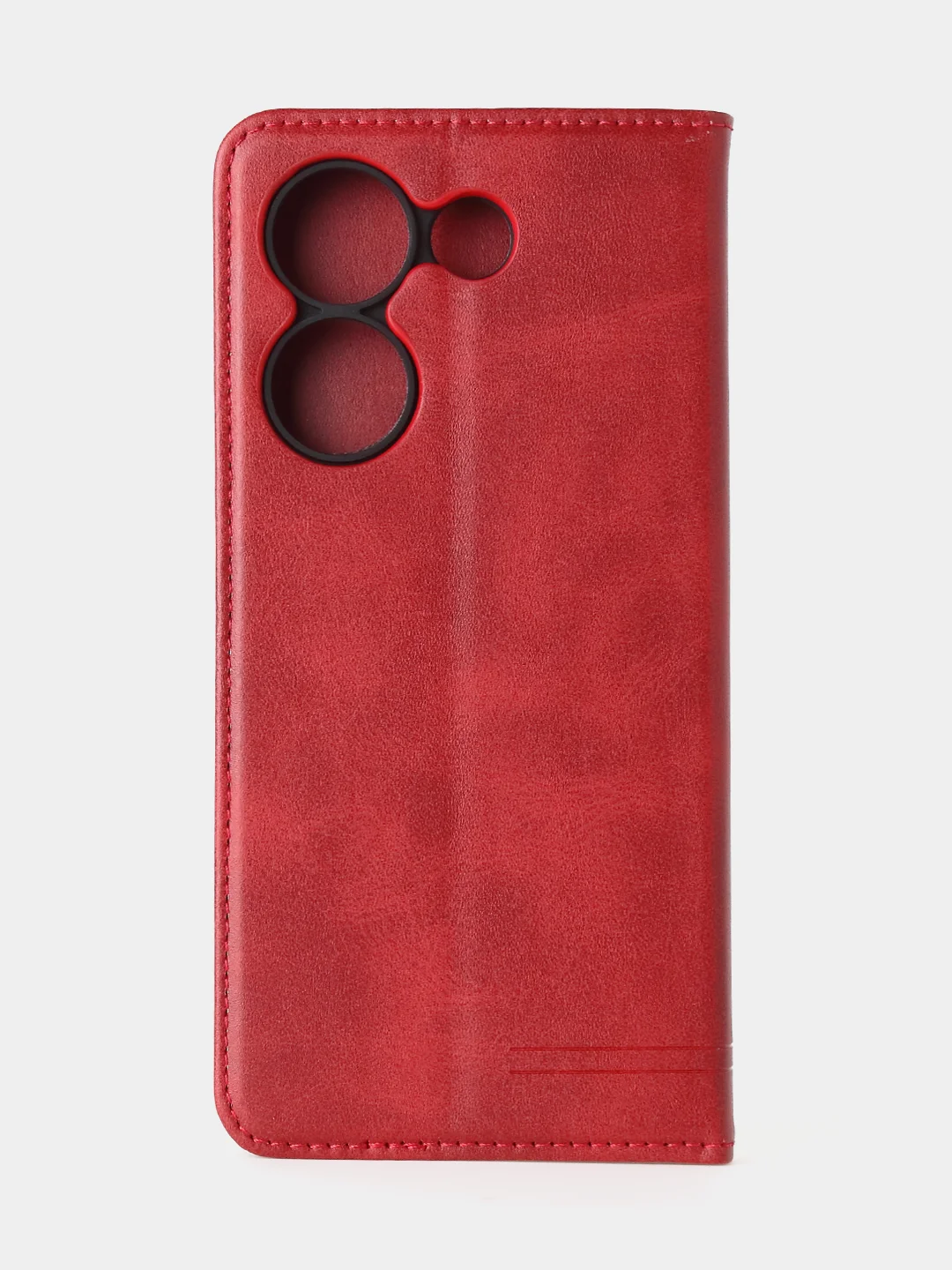 Красный чехол-книжка GQ для Tecno Camon 20 (4G) / Tecno Camon 20 Pro (4G) из искусственной кожи