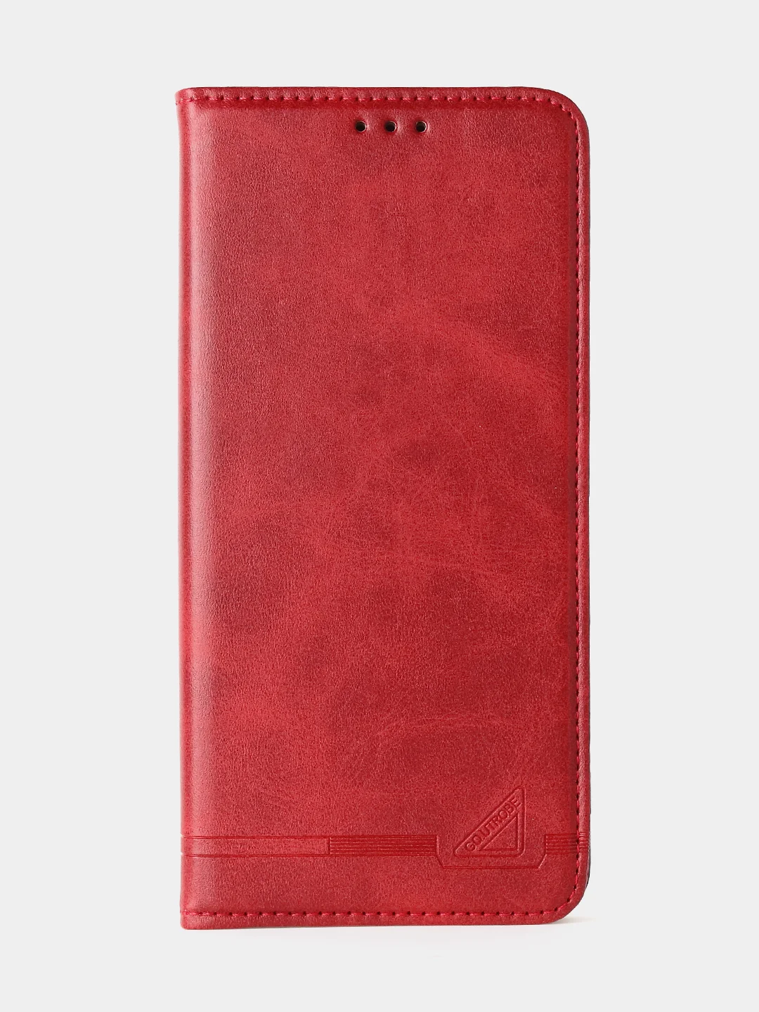 Красный чехол-книжка GQ для Tecno Camon 20 (4G) / Tecno Camon 20 Pro (4G) из искусственной кожи