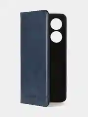 Синий чехол-книжка GQ для Tecno Camon 20 (4G) / Tecno Camon 20 Pro (4G) из искусственной кожи