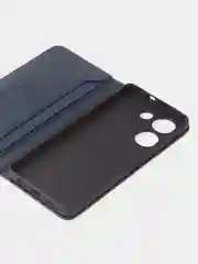 Синий чехол-книжка GQ для Tecno Camon 20 (4G) / Tecno Camon 20 Pro (4G) из искусственной кожи