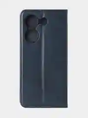 Синий чехол-книжка GQ для Tecno Camon 20 (4G) / Tecno Camon 20 Pro (4G) из искусственной кожи
