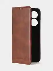 Коричневый чехол-книжка GQ для Tecno Camon 20 Pro, 5G, из высококачественной искусственной кожи