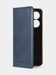 Синий чехол-книжка GQ для Tecno Camon 20 Pro, 5G, из высококачественной искусственной кожи