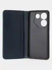 Синий чехол-книжка GQ для Tecno Camon 20 Pro, 5G, из высококачественной искусственной кожи