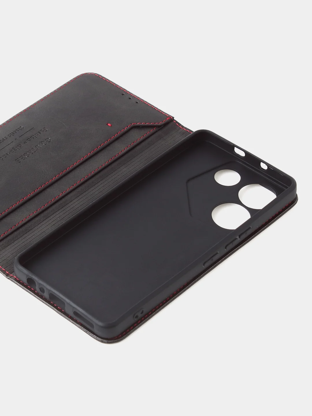 Черный чехол-книжка GQ для Tecno Camon 20 Pro, 5G, из высококачественной искусственной кожи