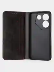 Черный чехол-книжка GQ для Tecno Camon 20 Pro, 5G, из высококачественной искусственной кожи