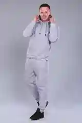 Серый меланж костюм Berchelli мужской
