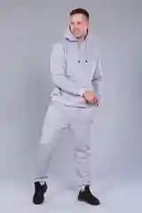 Серый меланж костюм Berchelli мужской