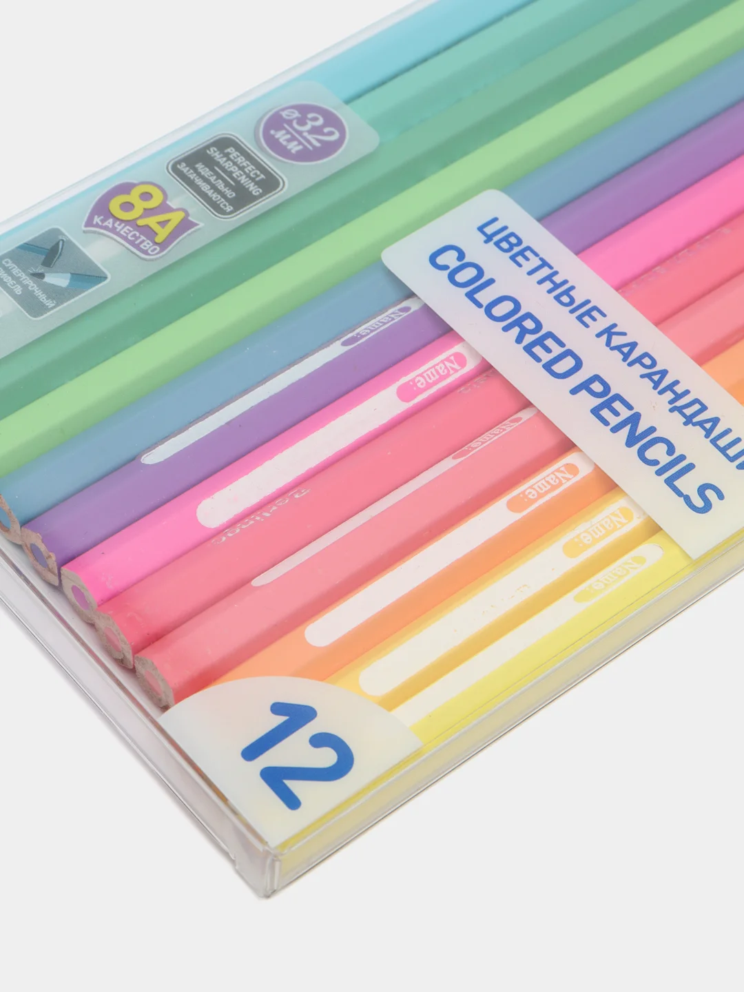 Карандаши цветные пастельные Berlingo "SuperSoft. Pastel", 12цв., заточен., европодвес