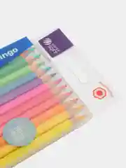Карандаши цветные пастельные Berlingo "SuperSoft. Pastel", 12цв., заточен., европодвес