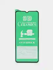 Гибкое защитное стекло для Realme C35, с чёрной рамкой