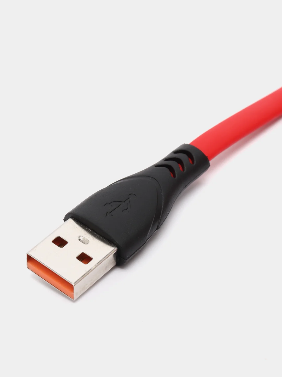 Красный кабель для зарядки айфона, USB, 2 метра