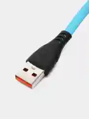 Оранжевый кабель для зарядки айфона, USB, 2 метра