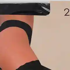 Черный чулки женские DESEO 20 den, на широкой резинке из фактурного кружева
