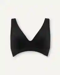 Черный топ женский бельевой DESEO в спортивном стиле
