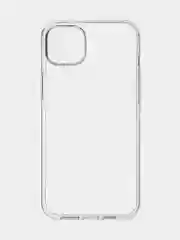 Прозрачный чехол для iPhone 15 Plus, 15+ силиконовый ROSCO прозрачный с защитой камер и от прилипания