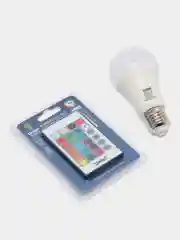 Лампочка светодиодная SMART RGB +W 10 Вт, Е27 с пультом управления / лампа / Best Room