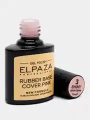 Elpaza Rubber Base Shiny, каучуковая база нежнейших оттенков с мелкими хлопьями и шиммером