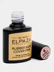 Elpaza Rubber Base Shiny, каучуковая база нежнейших оттенков с мелкими хлопьями и шиммером