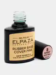 Elpaza Rubber Base Shiny, каучуковая база нежнейших оттенков с мелкими хлопьями и шиммером