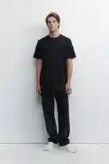 Черный футболка befree мужская