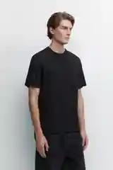 Черный футболка befree мужская