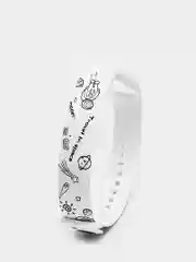 Прозрачный ремешки с рисунком для Xiaomi Mi Band 3 и 4