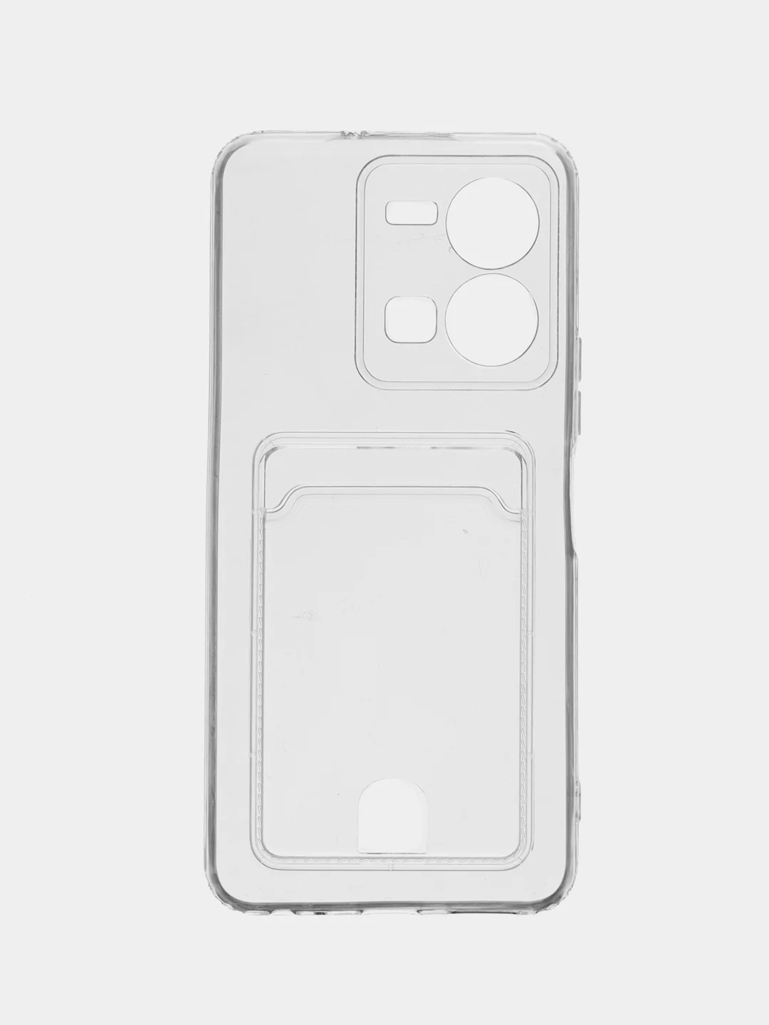 Чехол VIVO Y35 с защитой камеры и карманом для пластиковой карты