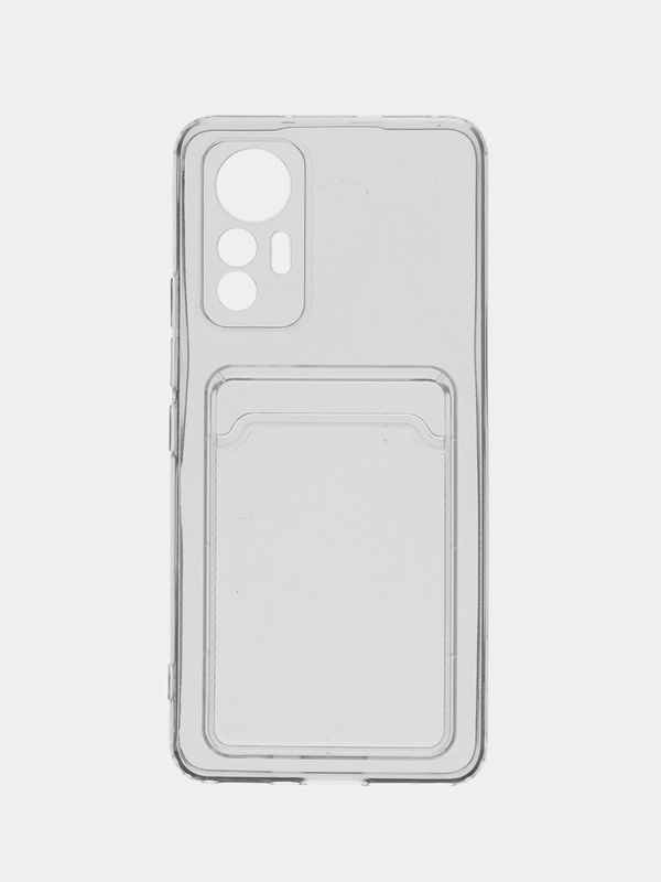 Чехол Xiaomi MI 12 Lite, с защитой камеры, карман для пластиковой карты