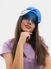 Синий козырек от солнца
