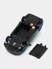 Зеленый радиоуправляемый гоночный JDM автомобиль, для дрифт-манёвров
