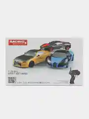 Кремовый радиоуправляемый гоночный JDM автомобиль, для дрифт-манёвров