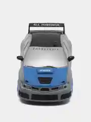 Синий радиоуправляемый гоночный JDM автомобиль, для дрифт-манёвров