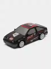 Черный радиоуправляемый гоночный JDM автомобиль, для дрифт-манёвров