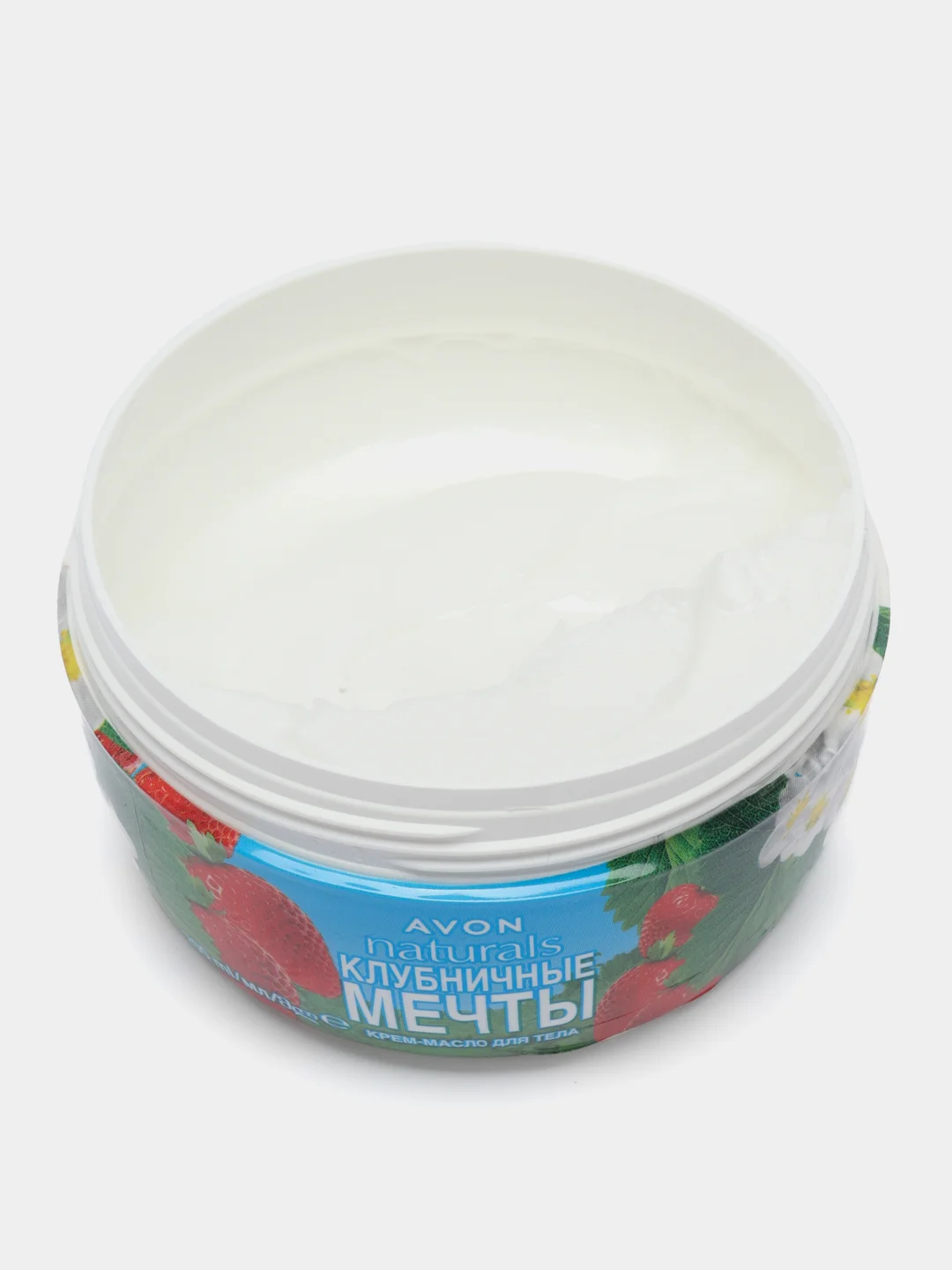Крем-масло для тела Avon Naturals "Клубничные мечты", 200 мл
