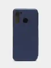 Красный чехол-книжка для Samsung A21 Самсунг А21 , Золотой Синий Черный цвета с карманом