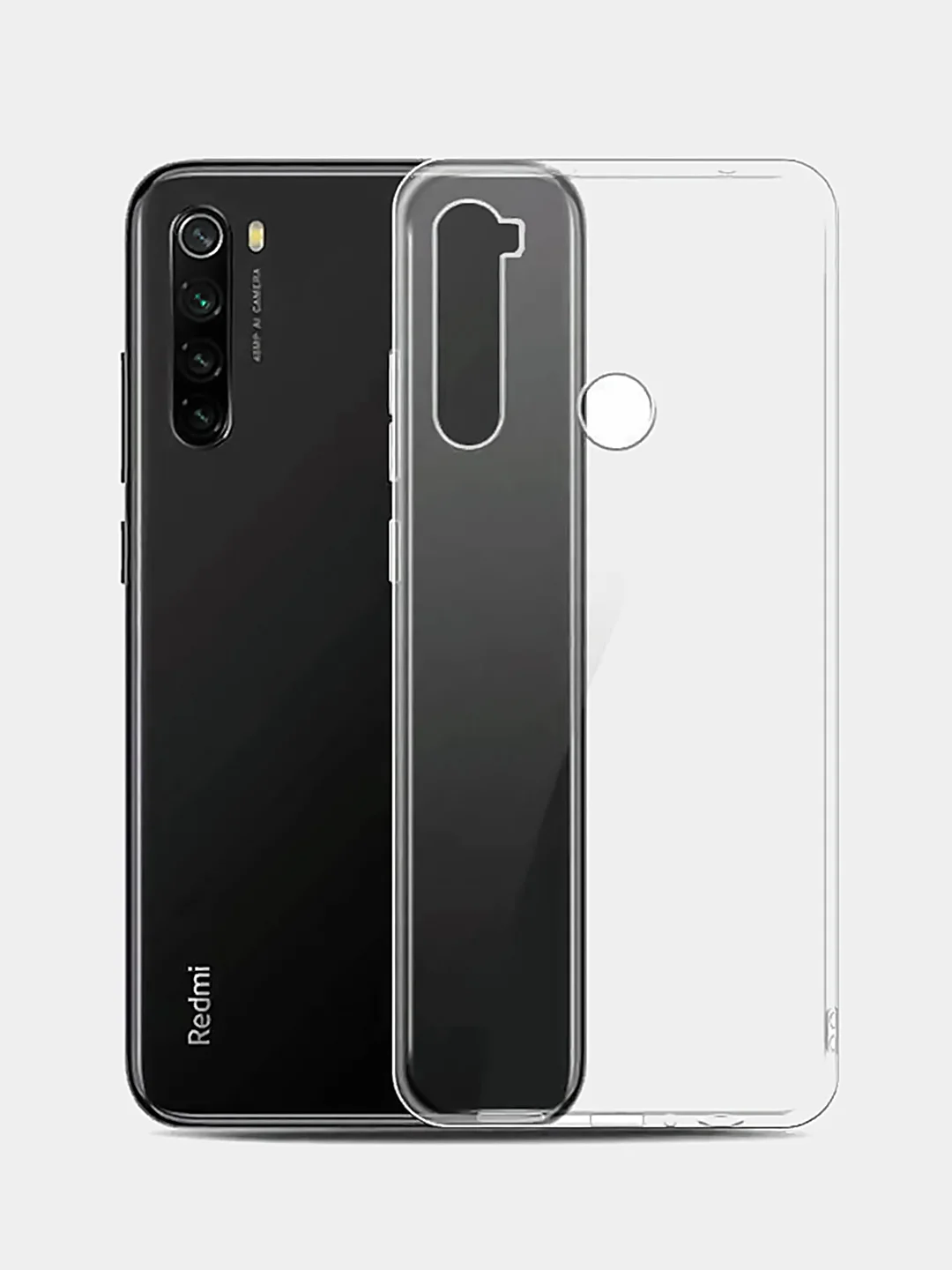 Чехол Xiaomi Redmi Note 8T, Сяоми Редми Нот 8Т, прозрачный силиконовый
