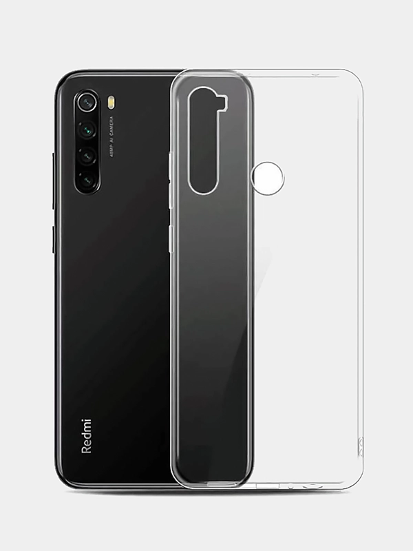 Чехол Xiaomi Redmi Note 8T, Сяоми Редми Нот 8Т, прозрачный силиконовый