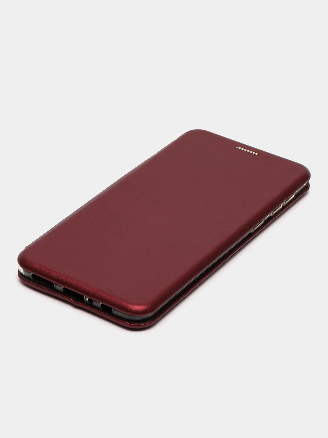 Бордовый чехол-книжка для Samsung A21 Самсунг А21 , Золотой Синий Черный цвета с карманом
