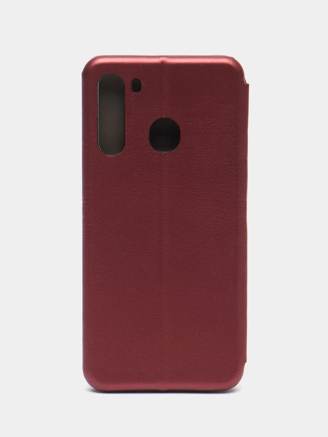 Бордовый чехол-книжка для Samsung A21 Самсунг А21 , Золотой Синий Черный цвета с карманом