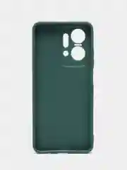 Тёмно-зелёный чехол для Honor X7a (Хонор Х7а), силиконовый, матовый