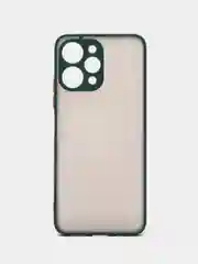 Морской чехол для Xiaomi Redmi 12 (Сяоми Редми 12), пластиковый, матовый, с цветными кнопками