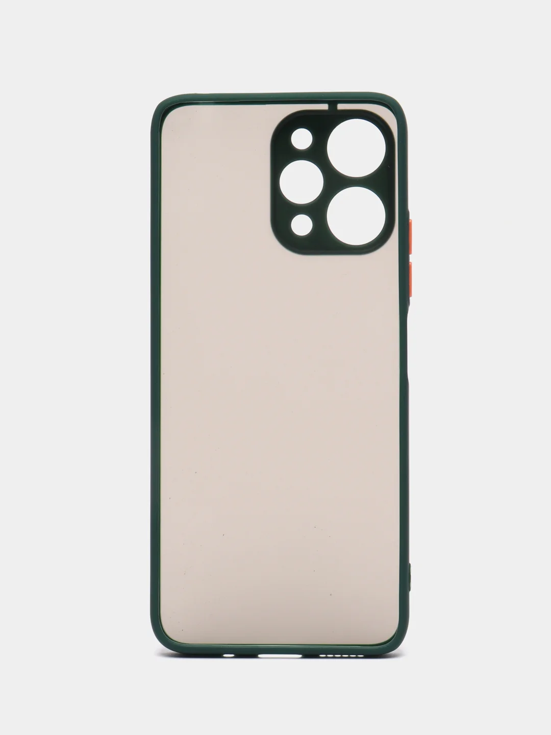 Морской чехол для Xiaomi Redmi 12 (Сяоми Редми 12), пластиковый, матовый, с цветными кнопками