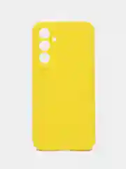 Желтый чехол для Samsung Galaxy A54 / Самсунг Галакси А54, силиконовый, матовый